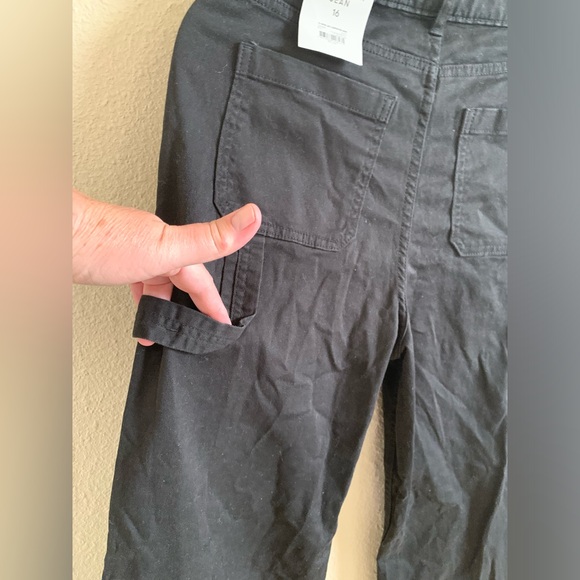 Free Assembly Girls Black Carpenter Wide Leg Jeans NWT 🌴 - Picture 9 of 10